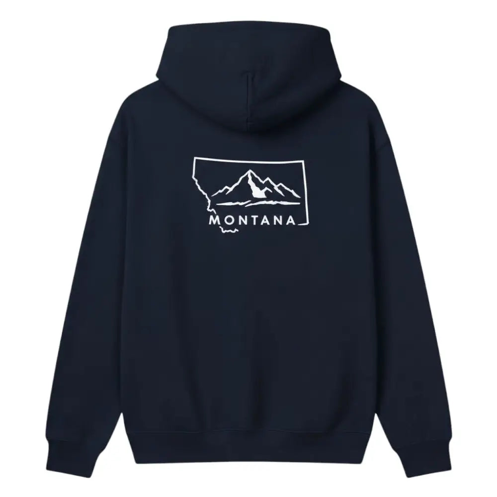 Montana Mountains Hooded Sweatshirt