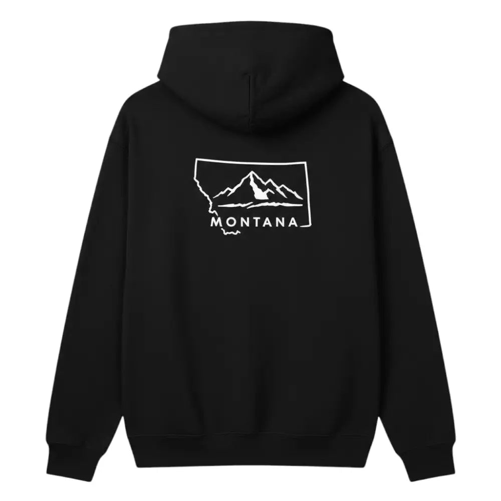 Montana Mountains Hooded Sweatshirt