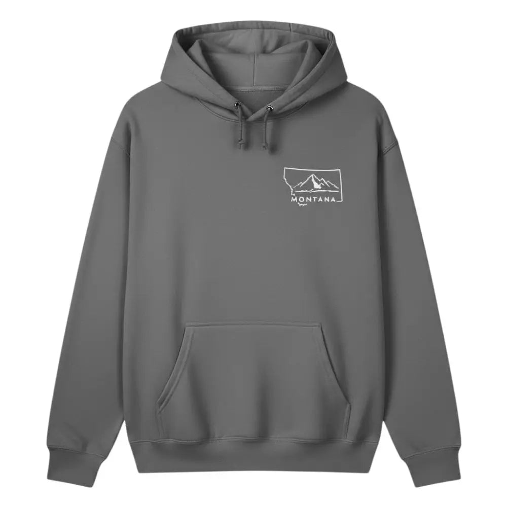 Montana Mountains Hooded Sweatshirt