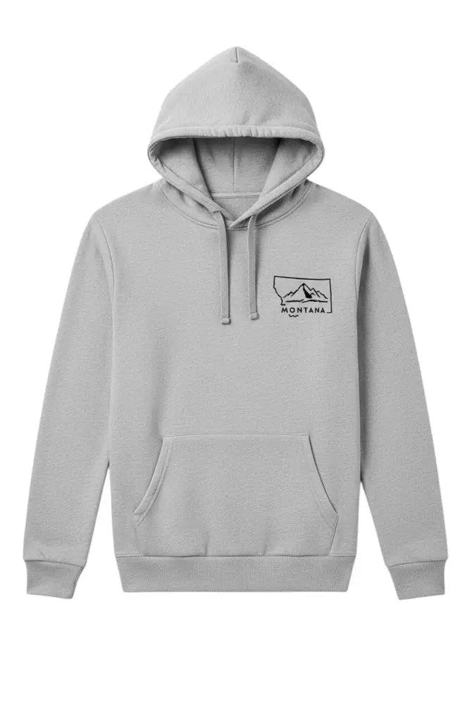 Montana Mountains Hooded Sweatshirt