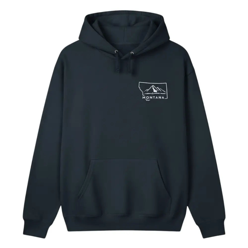 Montana Mountains Hooded Sweatshirt