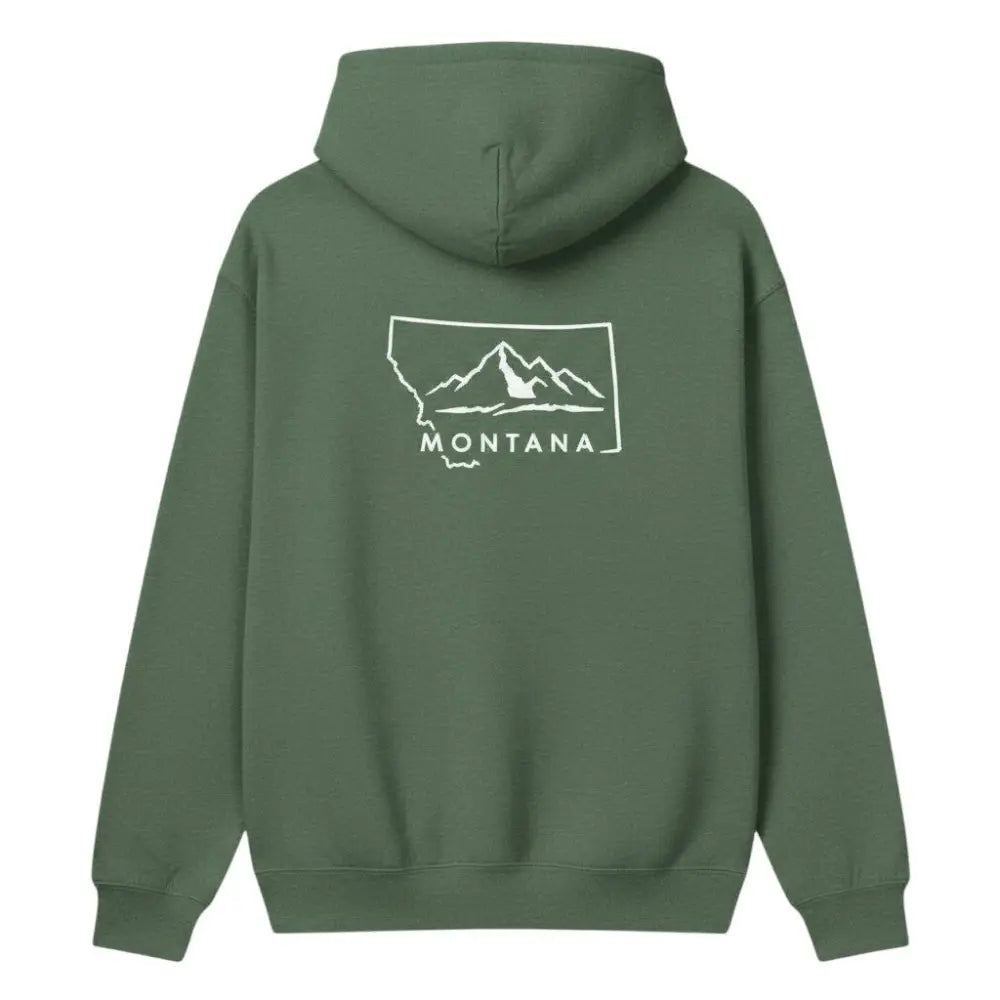 Montana Mountains Hooded Sweatshirt