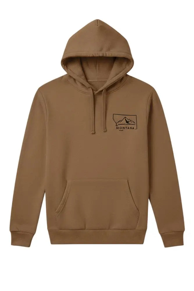 Montana Mountains Hooded Sweatshirt
