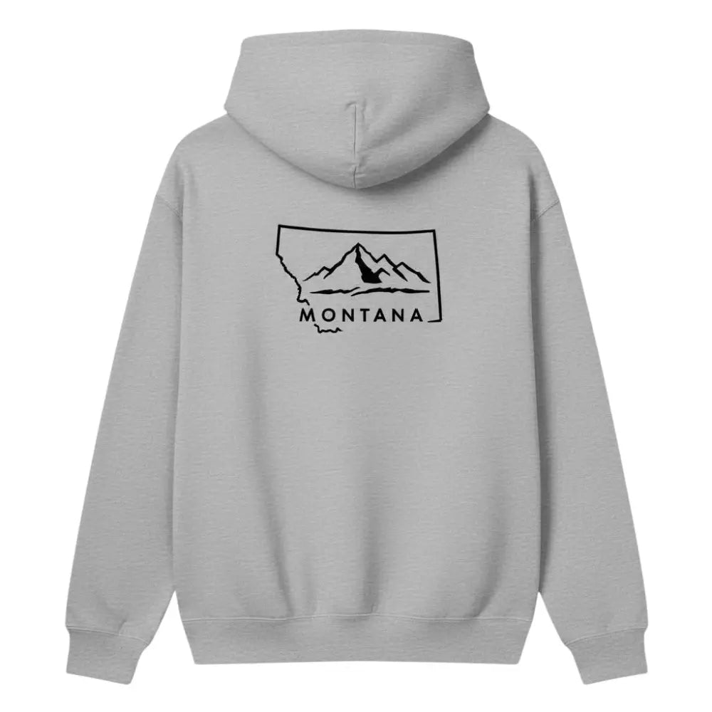 Montana Mountains Hooded Sweatshirt