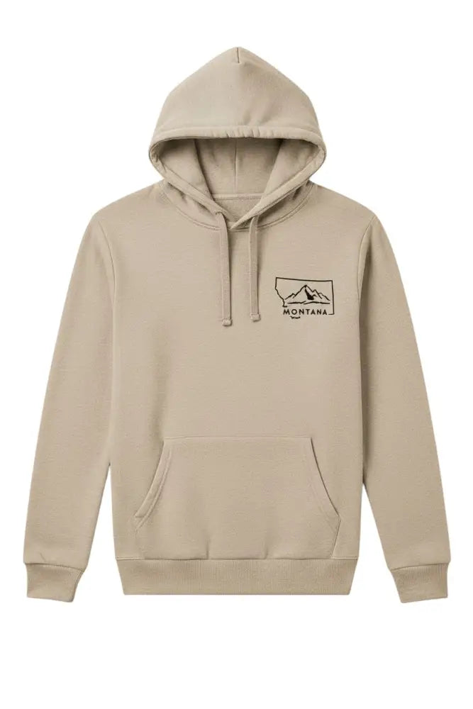 Montana Mountains Hooded Sweatshirt