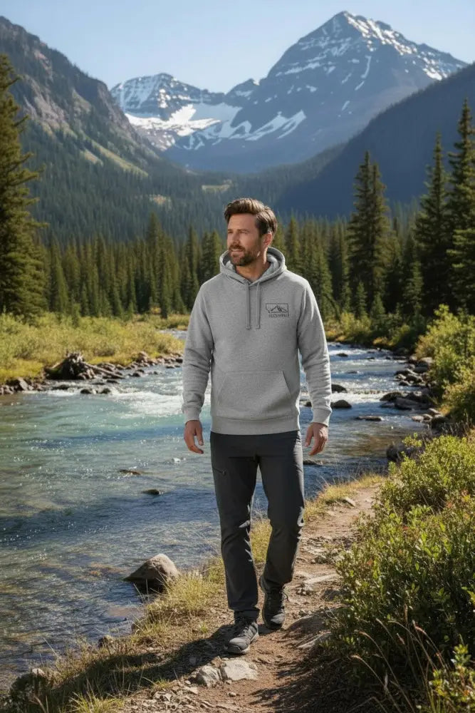 Montana Mountains Hooded Sweatshirt