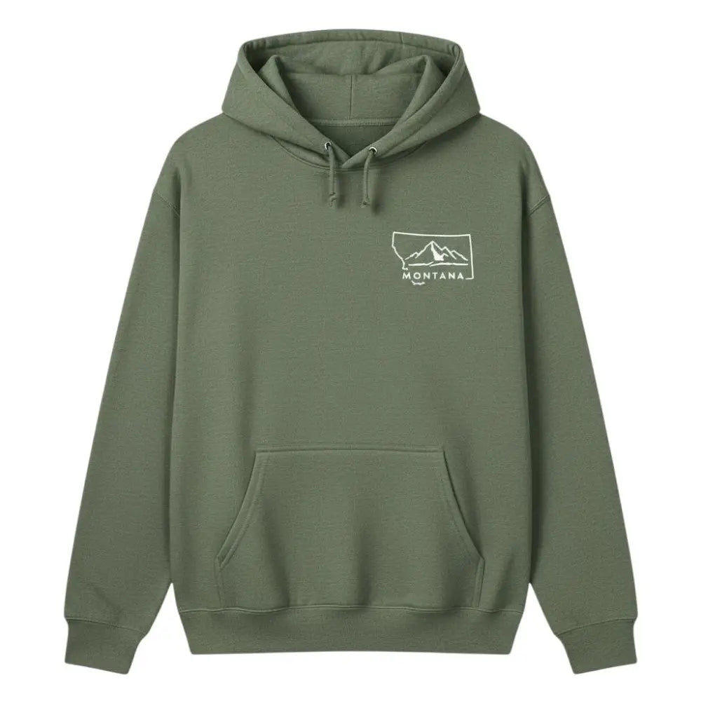 Montana Mountains Hooded Sweatshirt