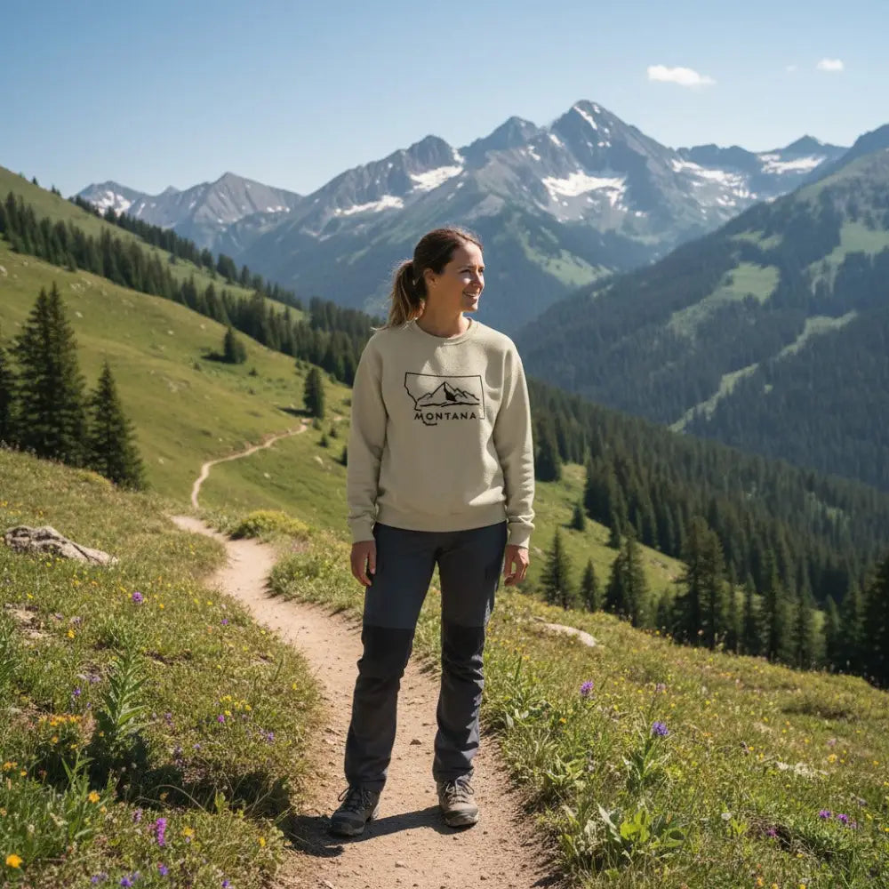 Montana Mountains Sweatshirt