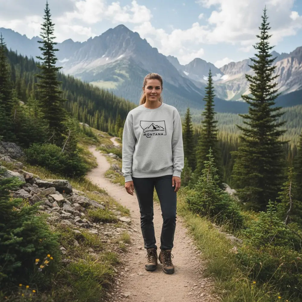 Montana Mountains Sweatshirt