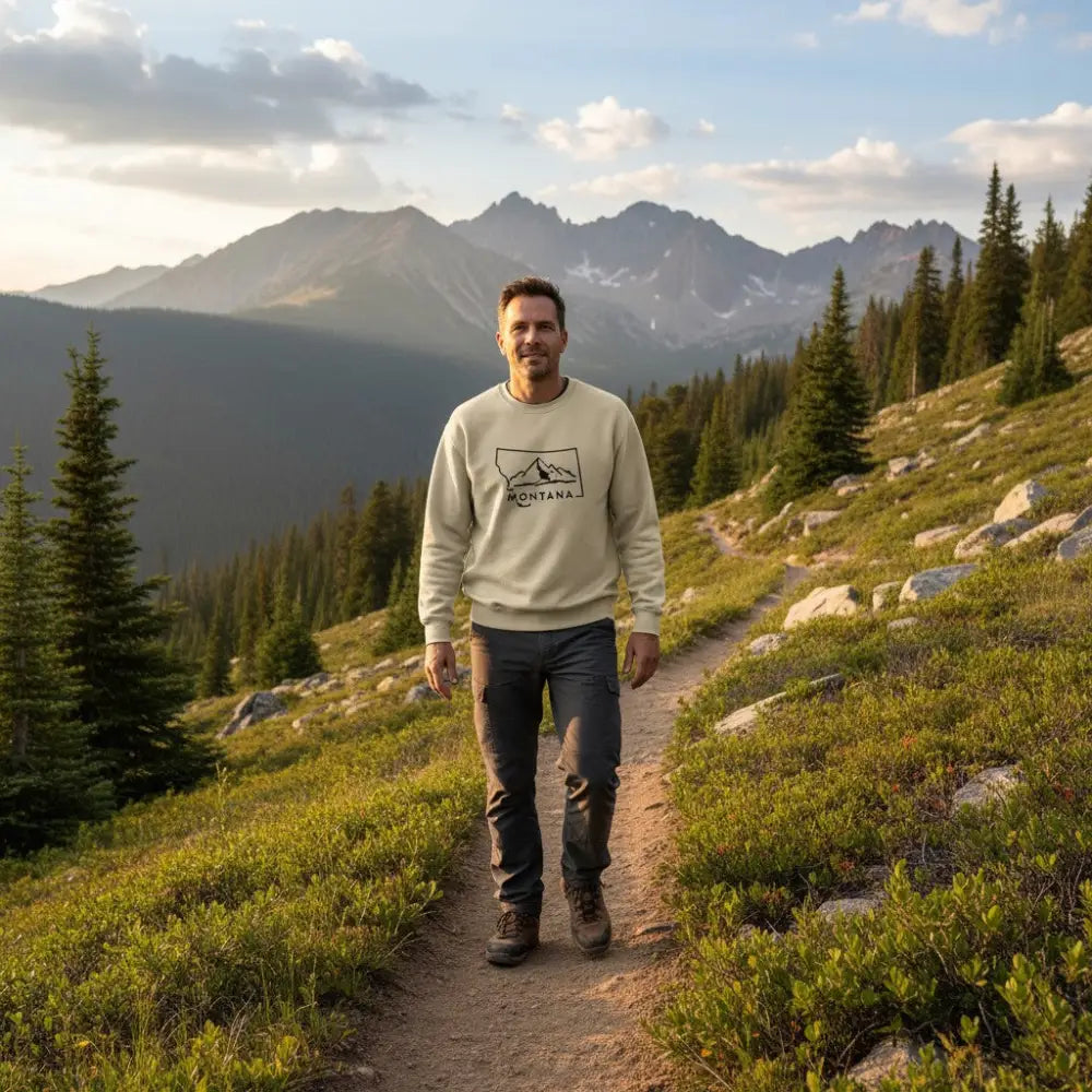 Montana Mountains Sweatshirt