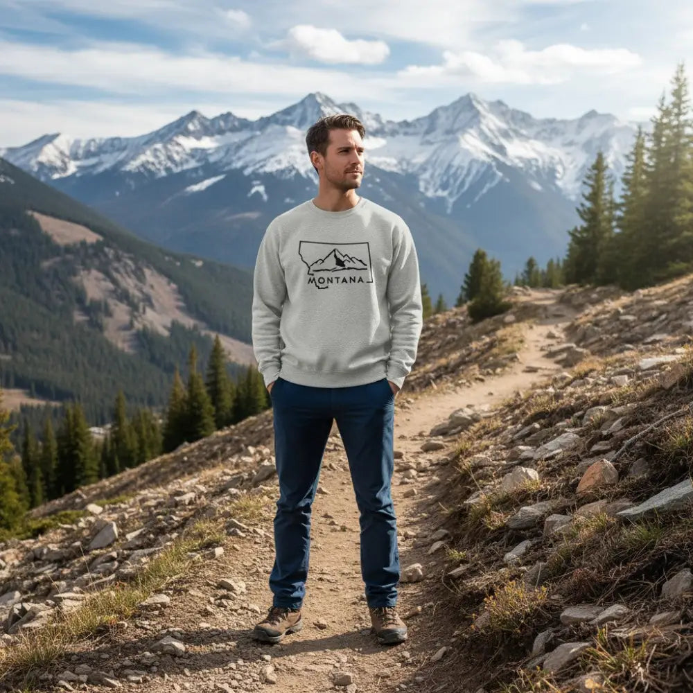 Montana Mountains Sweatshirt