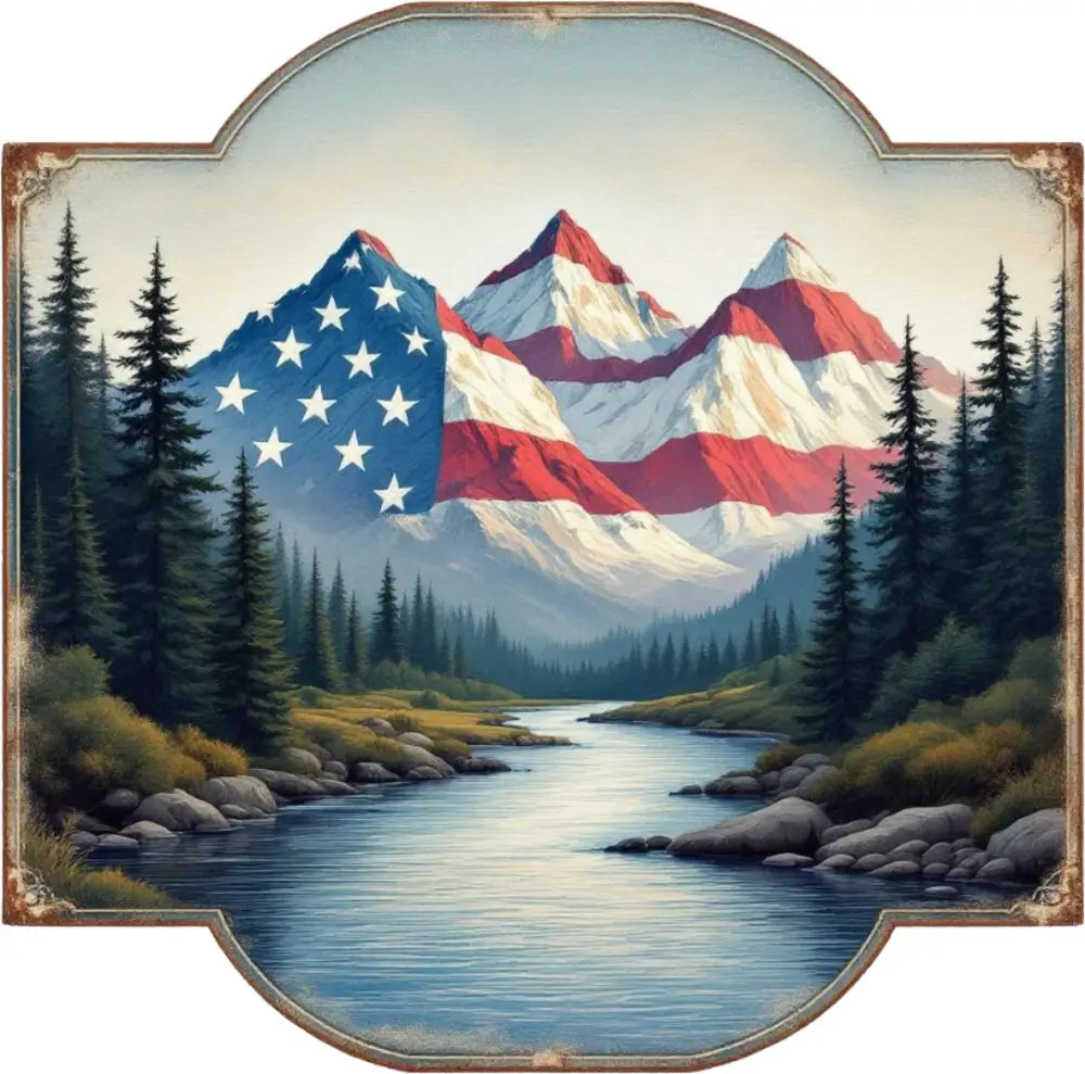 Patriotic Inspired Magnet
