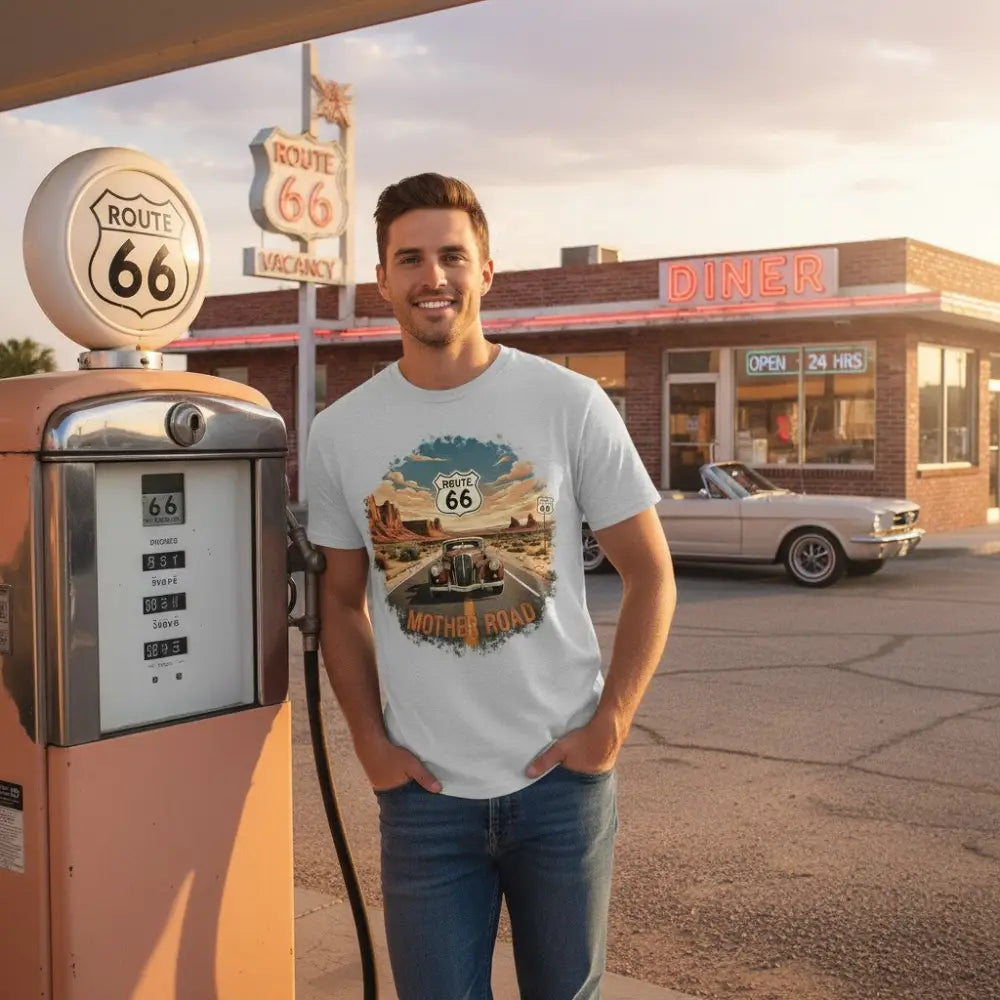Route 66 - Mother Road Inspired T-shirt