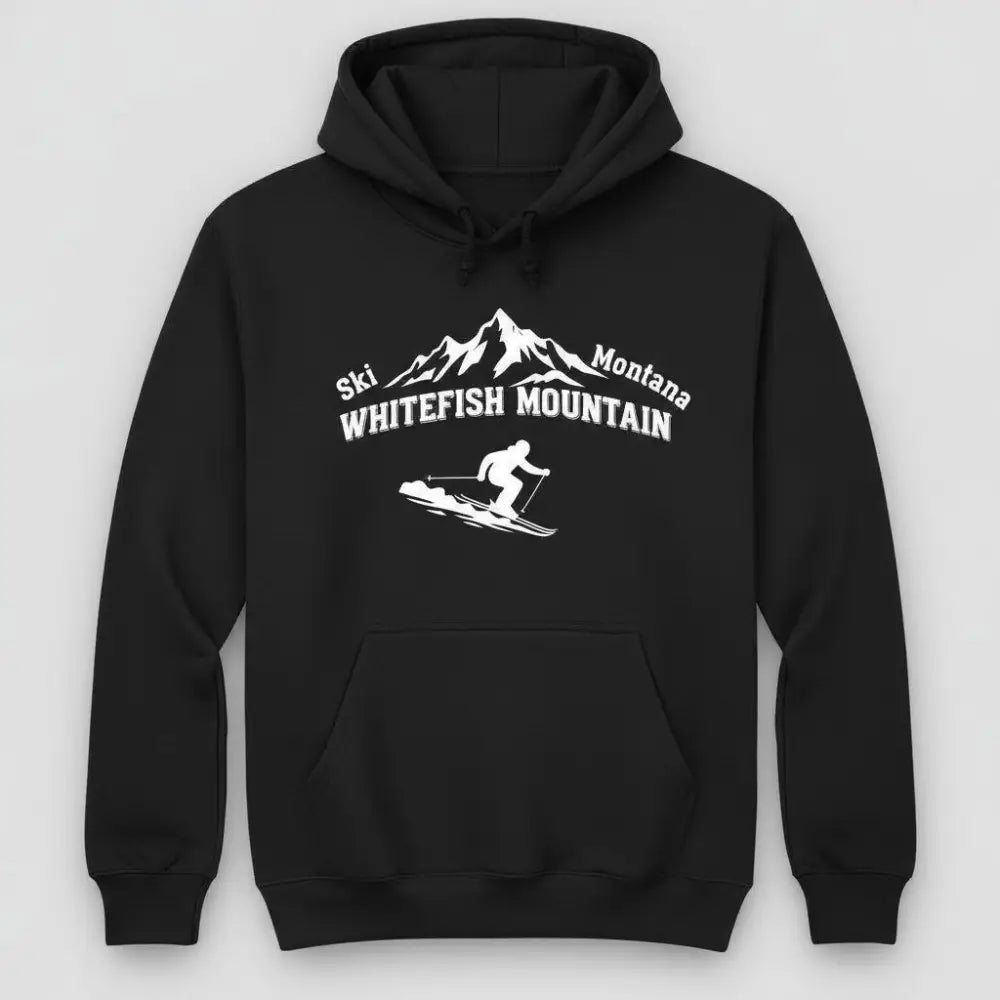 Ski Montana Whitefish Mountain Hooded Sweatshirt