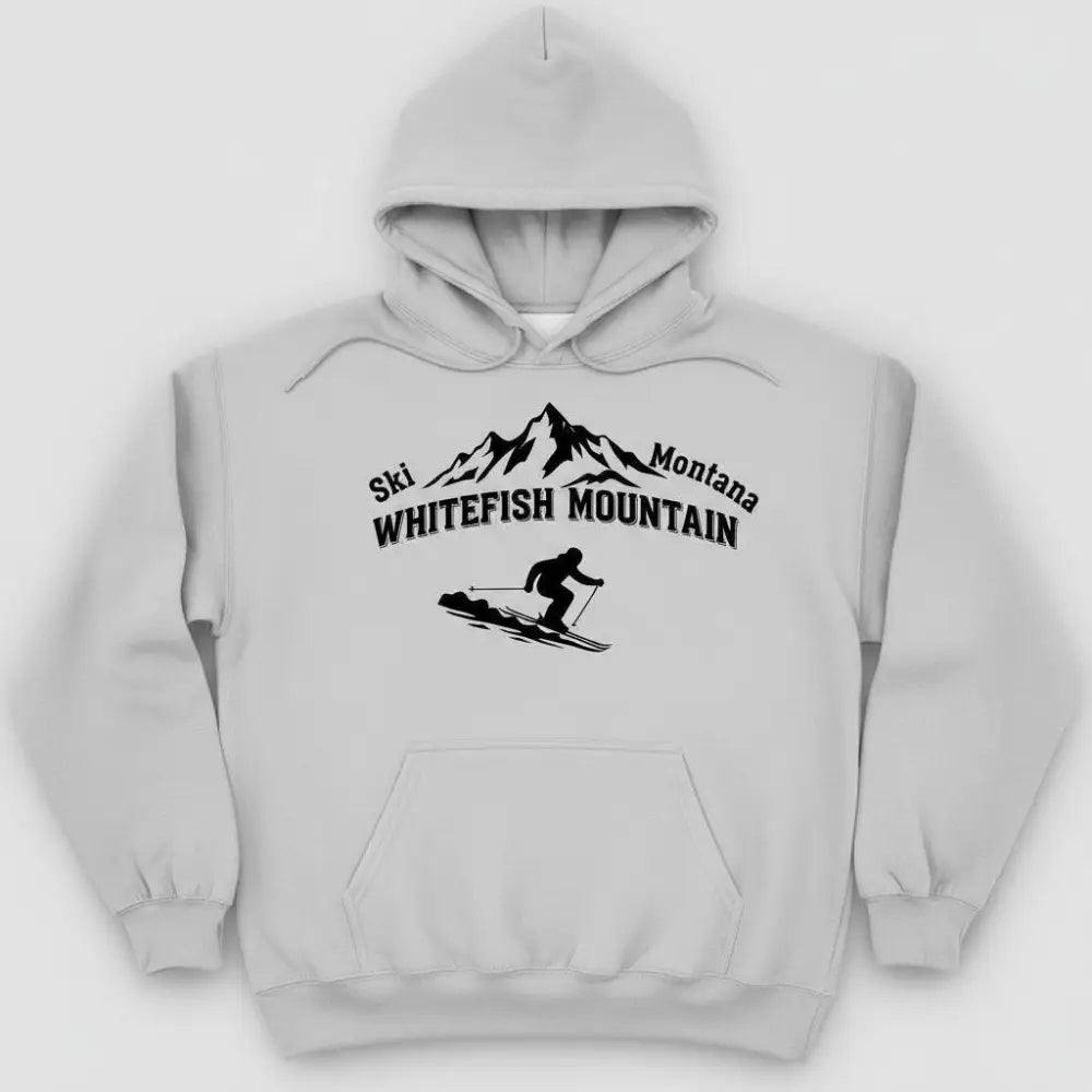 Ski Montana Whitefish Mountain Hooded Sweatshirt