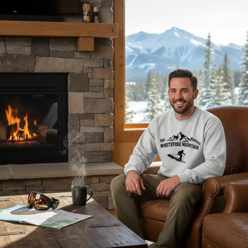 Ski Montana Whitefish Mountain Sweatshirt