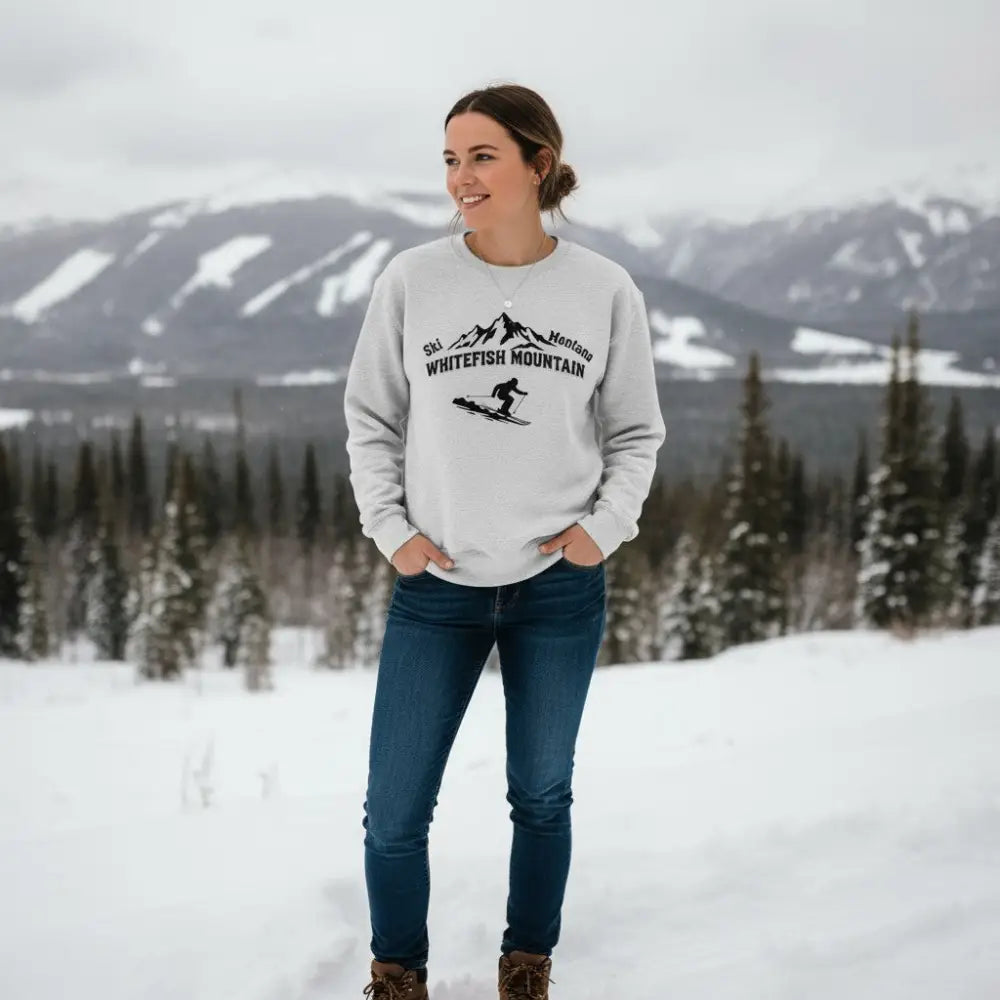 Ski Montana Whitefish Mountain Sweatshirt