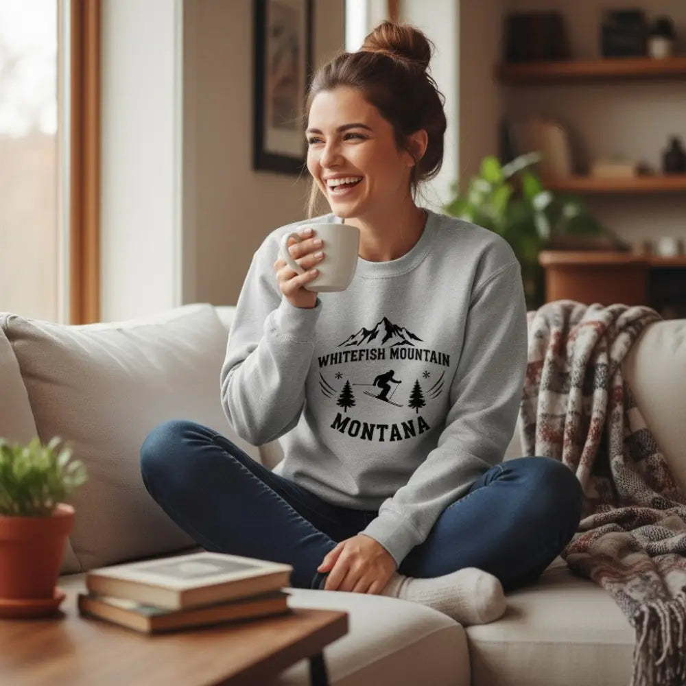 Whitefish Mountain Montana Sweatshirt