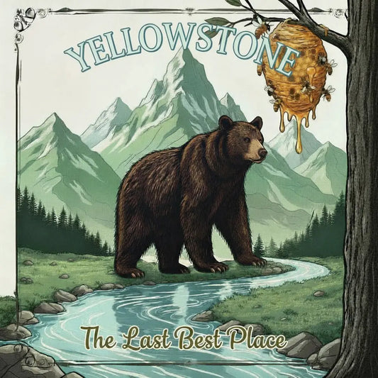 Yellowstone National Park Inspired Magnet
