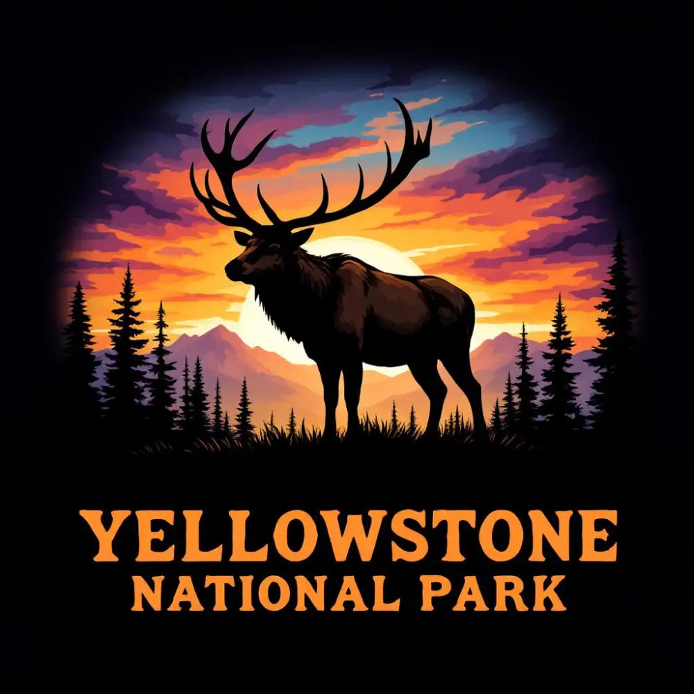 Yellowstone National Park Inspired Magnet