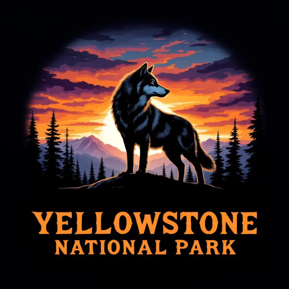 Yellowstone National Park Inspired Magnet