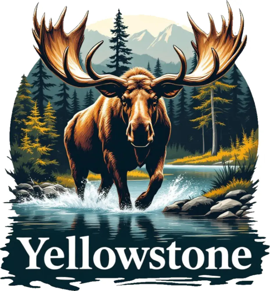 Yellowstone National Park Inspired Magnet