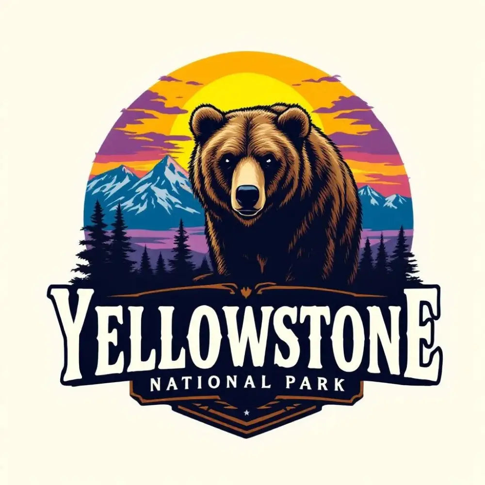 Yellowstone National Park Inspired Magnet