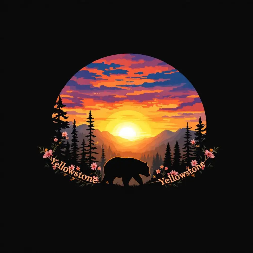 Yellowstone National Park Inspired Magnet