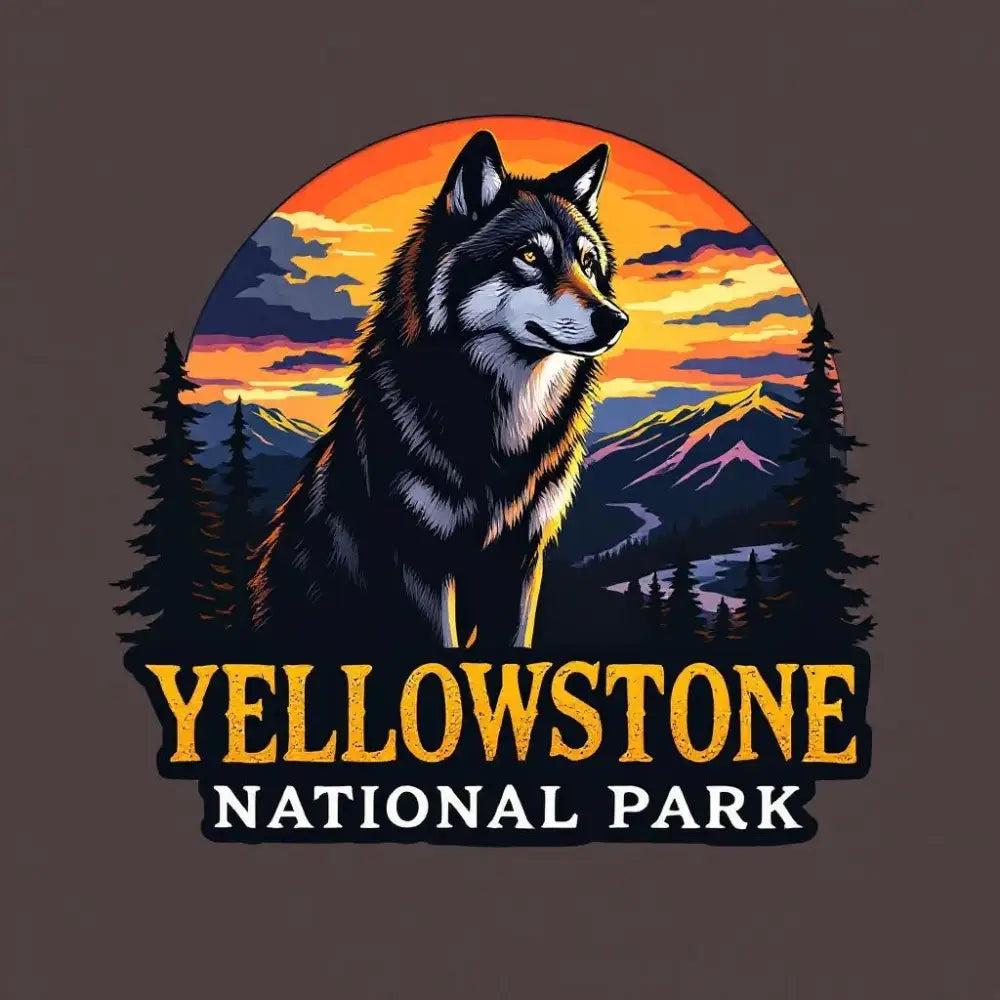 Yellowstone National Park Inspired Magnet